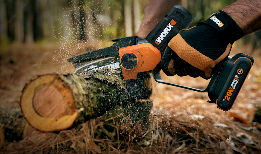 Amazon.com : WORX Pole Chainsaw, 20V 5'' Pruning Saw with